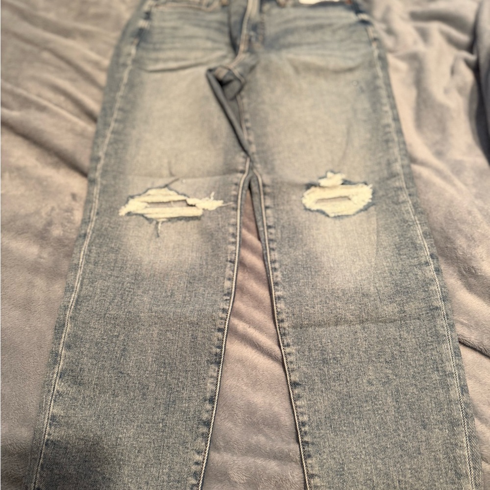 High-Waisted OG Straight Ankle Jeans
